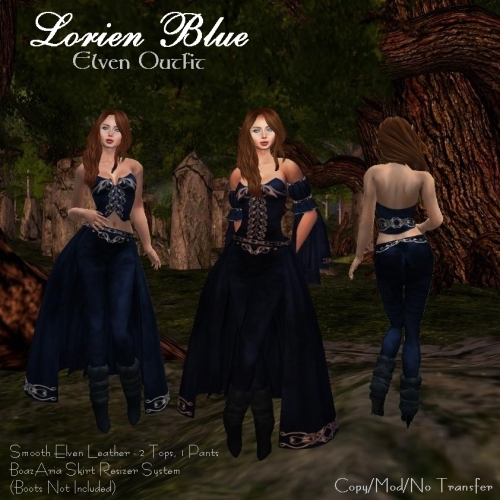 Lorien Blue - Elven Outfit by Aria's Dream