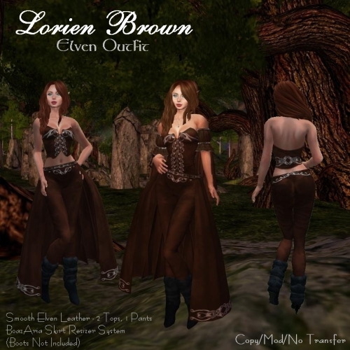 Lorien Brown - Elven Outfit by Aria's Dream