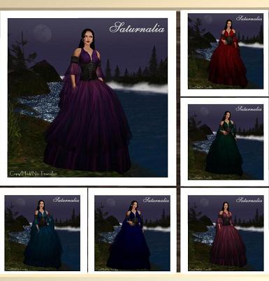 Saturnalia Gown by Aria's Dream